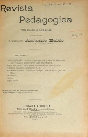 CRIOULOS PORTUGUESES. LINGOA E LITTERATURA. 1902?1903. [14 OBRAS DE LEITE DE VASCONCELOS]