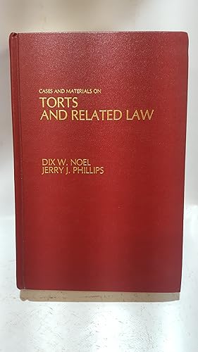 Bild des Verkufers fr Cases and Materials on Torts and Related Law zum Verkauf von Cambridge Rare Books