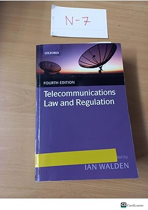 Bild des Verkufers fr Telecommunications Law and Regulation 4th edition by Walden zum Verkauf von UK LAW BOOK SELLERS LTD
