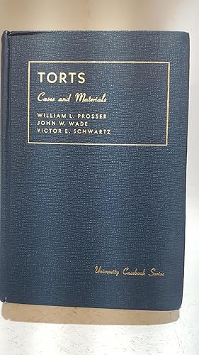 Bild des Verkufers fr Cases and Materials on Torts zum Verkauf von Cambridge Rare Books