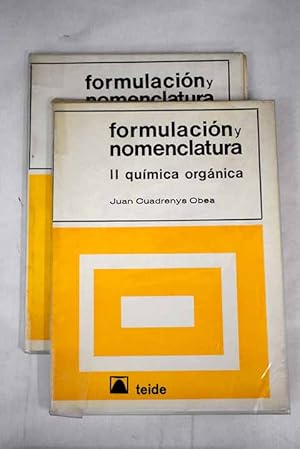 Imagen del vendedor de Formulacin y nomenclatura a la venta por Alcan Libros