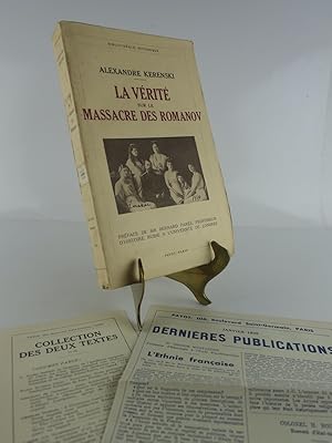 Bild des Verkufers fr La vrit sur le massacre des Romanov zum Verkauf von Librairie Christian Chaboud