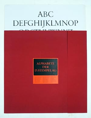 Bild des Verkufers fr Alphabete der D. Stempel AG. zum Verkauf von antiquariat peter petrej - Bibliopolium AG