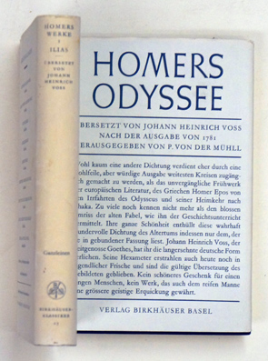 Bild des Verkufers fr Homers Werke (2 Bde.). Illias, Odyssee. zum Verkauf von antiquariat peter petrej - Bibliopolium AG