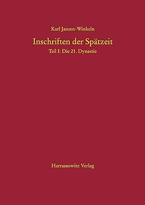 Seller image for Inschriften der Spaetzeit for sale by moluna