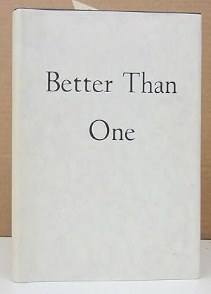 Seller image for Better Than One for sale by Midway Book Store (ABAA)