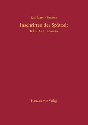 Seller image for Inschriften der Sptzeit for sale by BuchWeltWeit Ludwig Meier e.K.