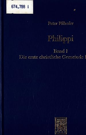 Seller image for Philippi Band 1: Die erste christliche Gemeinde Europas Band 87 for sale by avelibro OHG