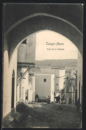 Ansichtskarte Tanger, Rue de la Kasbah