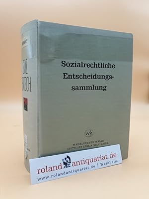 Sozialrechtliche Entscheidungssammlung: Entscheidungsauszüge und Literaturhinweise. 2. Folge, Ban...