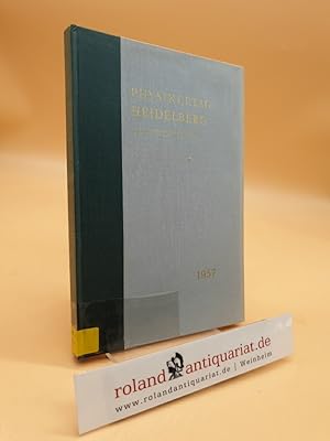 Imagen del vendedor de Physikertag Heidelberg 1957. Hauptvortrge der Jahrestagung (Physikertagung) des Verbandes Deutscher Physikalischer Gesellschaften. a la venta por Roland Antiquariat UG haftungsbeschrnkt