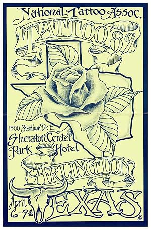 COLLECTION OF 15 NATIONAL TATTOO ASSOCIATION CONVENTION POSTERS