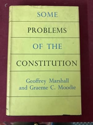 Seller image for Some Problems of the Constitution. for sale by Plurabelle Books Ltd