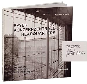 Bild des Verkufers fr Bayer Konzernzentrale Headquarters (Signed First Edition) zum Verkauf von Jeff Hirsch Books, ABAA
