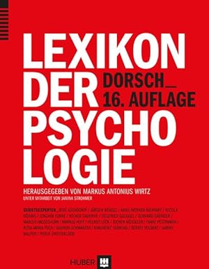 Bild des Verkufers fr Dorsch - Lexikon der Psychologie zum Verkauf von Studibuch