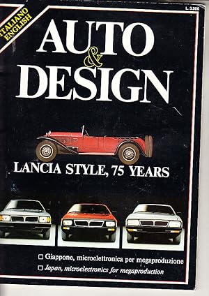 Auto & Design: 12/1981 (Volume n. 11; Anno III N. 5 / Year III No. 5): Lancia Style, 75 Years (It...