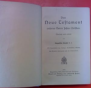 Seller image for Das Neue Testament unseres Herrn Jesus Christus for sale by biblion2