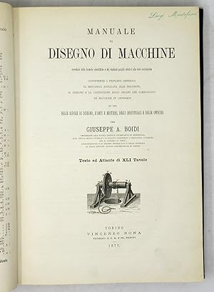 Manuale di disegno di macchine.