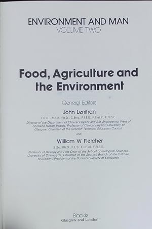 Imagen del vendedor de Environment and Man Food, Agriculture and the Environment a la venta por Antiquariat Bookfarm