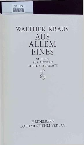 Seller image for Aus Allem Eines. AD-1324 for sale by Antiquariat Bookfarm
