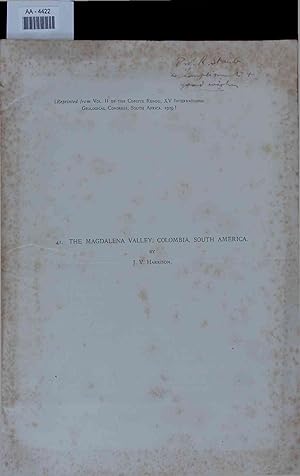 Bild des Verkufers fr 41. The Magdalena Valley, Colombia, South America. AA-4422. Reprinted from Vol. II of the Compte Rendu, XV International Geological Congress, South Africa, 1929 zum Verkauf von Antiquariat Bookfarm