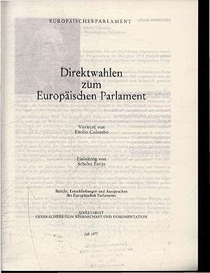 Bild des Verkufers fr Direktwahlen zum Europischen Parlament. zum Verkauf von Antiquariat Bookfarm