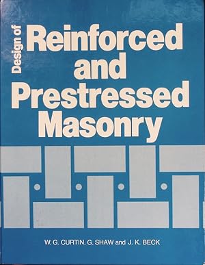 Bild des Verkufers fr Design of Reinforced and Prestressed Masonry zum Verkauf von Antiquariat Bookfarm