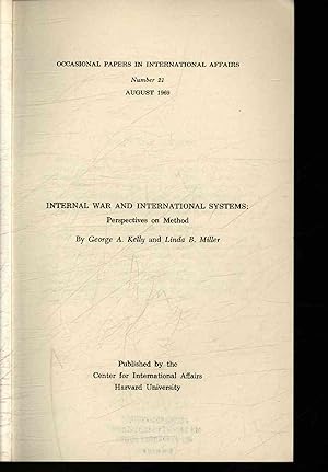 Seller image for Internal war and international systems: perspectives on method. Occasional Papers in International Affairs, No. 21 for sale by Antiquariat Bookfarm