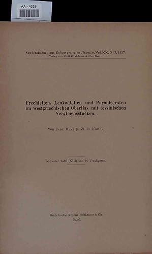 Immagine del venditore per Frechiellen, Leukadiellen und Paroniceraten im Westgriechischen Oberlias mit tessinischen Vergleichsstcken. venduto da Antiquariat Bookfarm