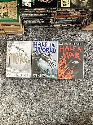 Seller image for THE SHATTERED SEA TRILOGY: HALF A KING; HALF THE WORLD; HALF A WAR: SIGNED LIMITED EDITION UK FIRST EDITION SET for sale by Books for Collectors