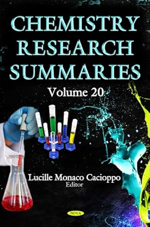 Image du vendeur pour Chemistry Research Summaries With Biographical Sketches mis en vente par GreatBookPrices