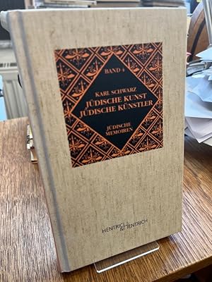Bild des Verkufers fr Jdische Kunst - jdische Knstler. Erinnerungen des ersten Direktors des Berliner Jdischen Museums. Herausgegeben mit einer Vorbemerkung und Anmerkungen von Chana C. Schtz und Hermann Simon. (= Jdische Memoiren Band 4). zum Verkauf von Altstadt-Antiquariat Nowicki-Hecht UG