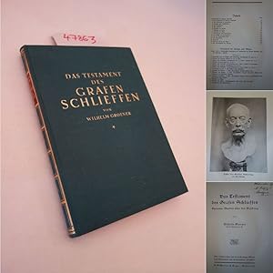 Imagen del vendedor de Das Testament des Grafen Schlieffen. Operative Studien ber den Weltkrieg. 2., durchges. Aufl. a la venta por Galerie fr gegenstndliche Kunst