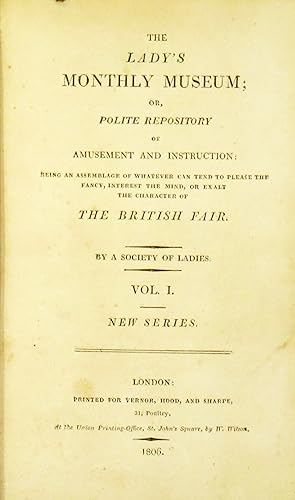 LADY'S (The) monthly museum, or polite Repository of Amusement and Instruction: Being an Assembla...