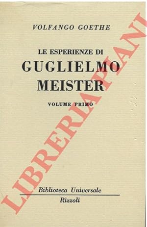 Le esperienze di Guglielmo Meister.