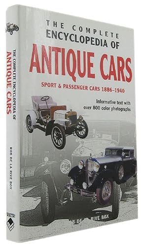 THE COMPLETE ENCYCLOPEDIA OF ANTIQUE CARS: Sport & Passenger Cars 1886-1940