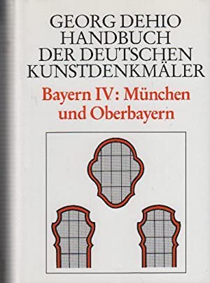 Bild des Verkufers fr Handbuch der deutschen Kunstdenkmler; Teil: Bayern. 4., Mnchen und Oberbayern. zum Verkauf von Antiquariat REDIVIVUS