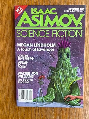 Image du vendeur pour Isaac Asimov's Science Fiction November 1989 mis en vente par Scene of the Crime, ABAC, IOBA