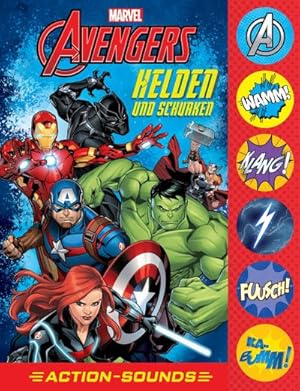 Bild des Verkufers fr Marvel Avengers - Helden und Schurken - Action-Soundbuch mit 6 Geruschen und 4 Comicgeschichten fr Kinder ab 6 Jahren zum Verkauf von Smartbuy