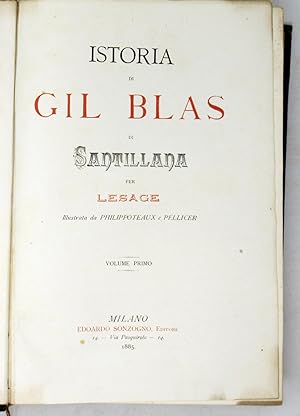Istoria di Gil Blas di Santillana. Illustrata da Philippoteaux e Pellicer.
