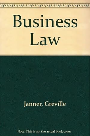 Bild des Verkufers fr Business Law zum Verkauf von WeBuyBooks