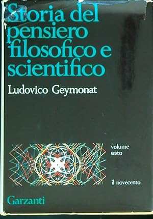 Bild des Verkufers fr Storia del pensiero filosofico e scientifico. Volume Sesto zum Verkauf von Librodifaccia