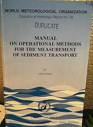 Seller image for Manual on operational methods for the measurement of sediment transport for sale by Crossroads Books