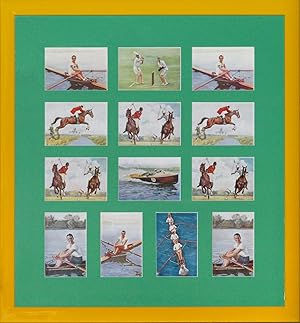 Suite Of 13 Sporting Cigarette Cards