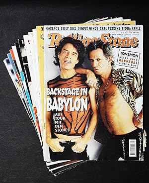 Bild des Verkufers fr Rolling Stone. Deutsche Ausgabe. Nr. 1 - 12, Januar-Dezember 1998. zum Verkauf von Antiquariat Haufe & Lutz