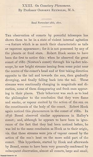 Imagen del vendedor de Cometary Phenomena. An original article from the Memoirs of the Literary and Philosophical Society of Manchester, 1876. a la venta por Cosmo Books