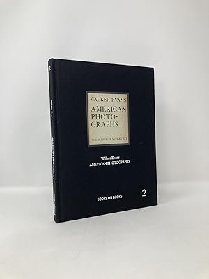 Seller image for Walker Evans: American Photographs: Books on Books No. 2 for sale by Southampton Books