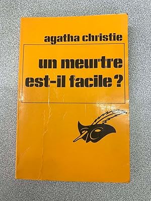 Image du vendeur pour Un meurtre est-il facile? - 1982 mis en vente par Dmons et Merveilles