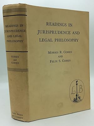 Imagen del vendedor de READINGS IN JURISPRUDENCE AND LEGAL PHILOSOPHY a la venta por Kubik Fine Books Ltd., ABAA