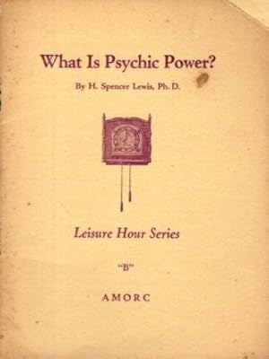 Seller image for WHAT IS PSYCHIC POWER for sale by By The Way Books